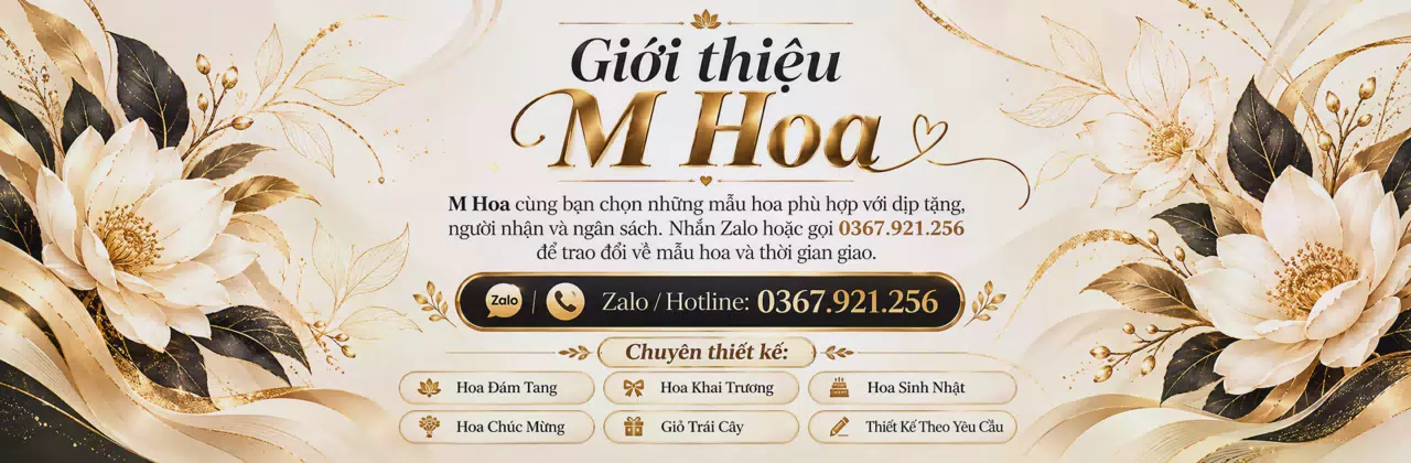 Ảnh bìa Shop hoa tươi Phường Tân Phú Hồ Chí Minh - Từ lời nhắn đến món hoa vừa ý
